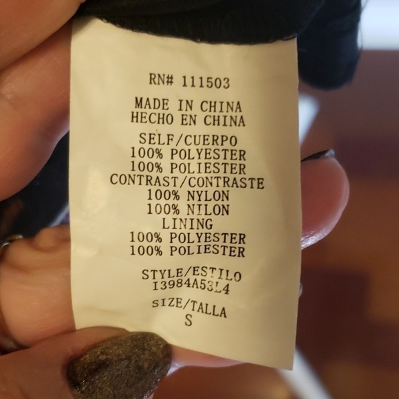 AS U Wish Paisley Boho Style Dress Long Slve EUC - Picture 6 of 8